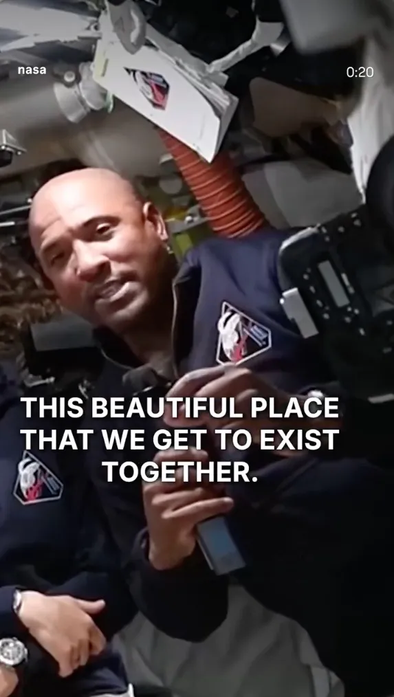 Artemis II pilot pilot Victor Glover delivers an Easter messgage