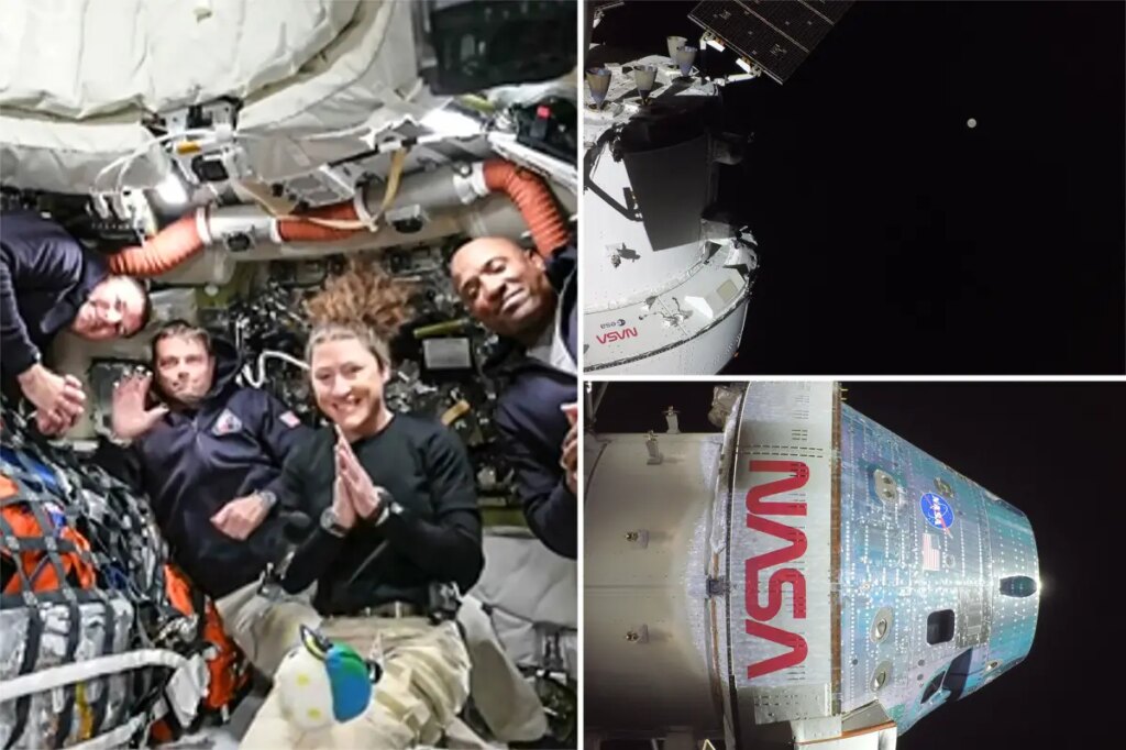 Artemis II astronauts are more than halfway to the moon as they seek to break Apollo 13’s record