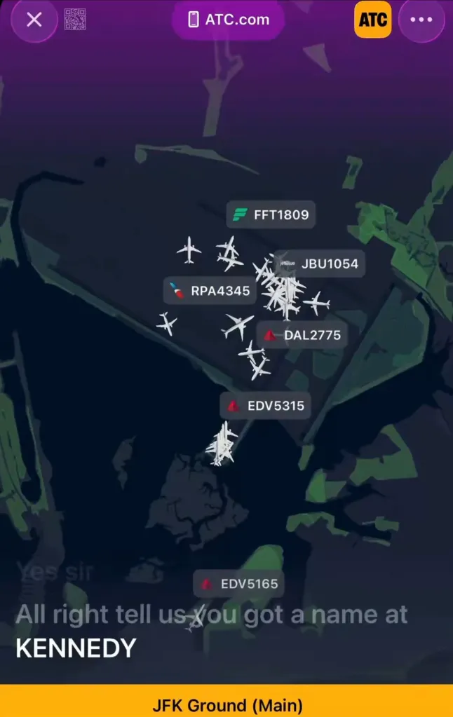 A JFK ground controller suggested the new mother name her baby