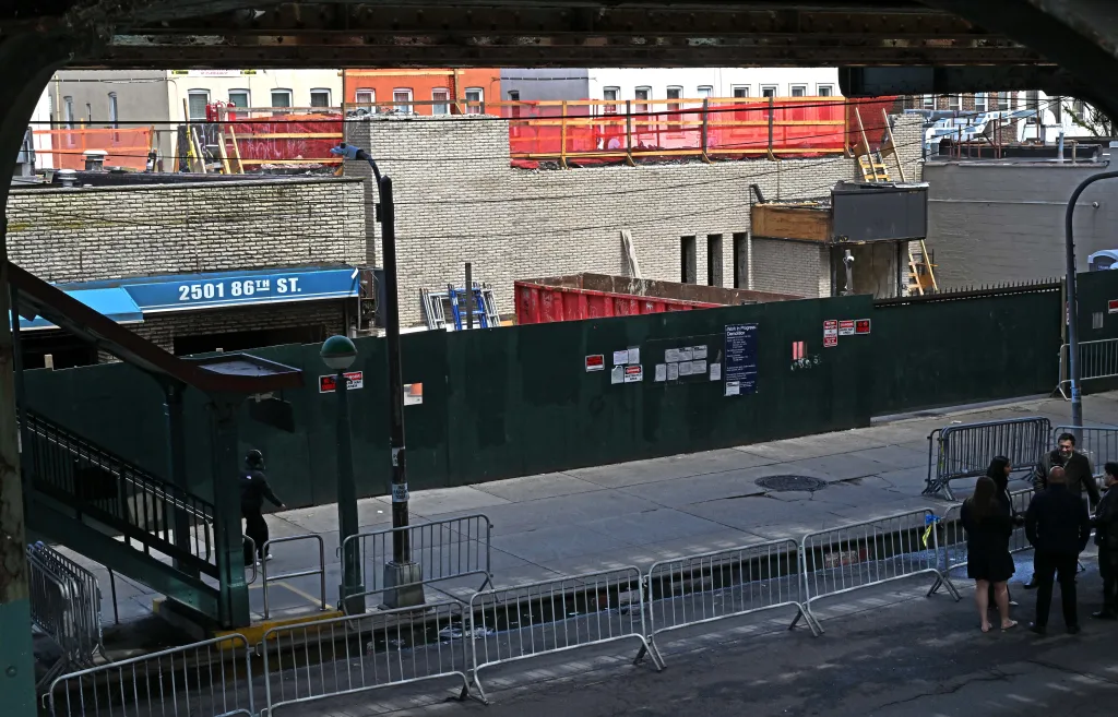 The site where a homeless shelter is scheduled to be built at 2501 86th Street in Bath Beach, Brooklyn.