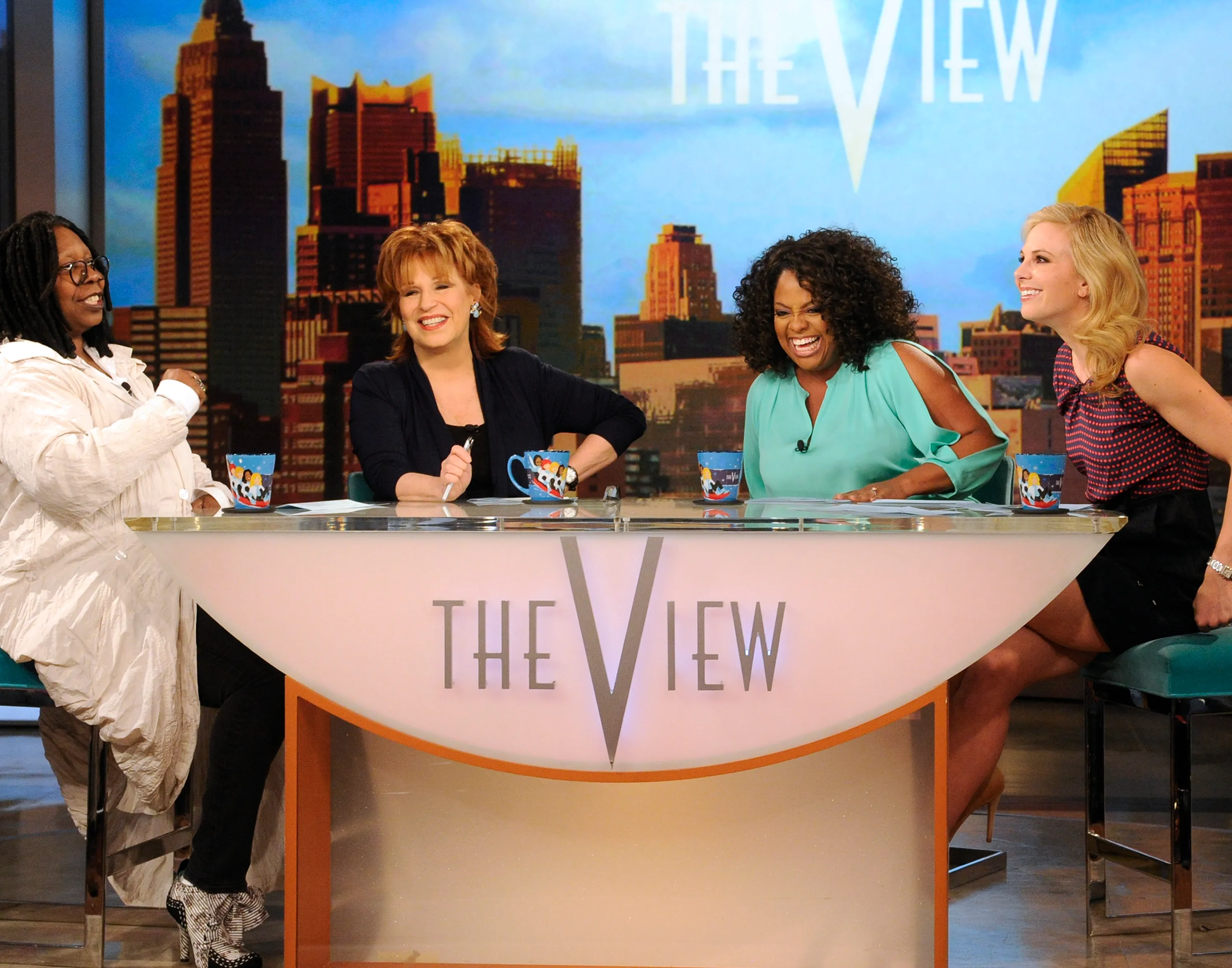 Whoopi Goldberg, Joy Behar, Sherri Shepherd, Elisabeth Hasselbeck on 