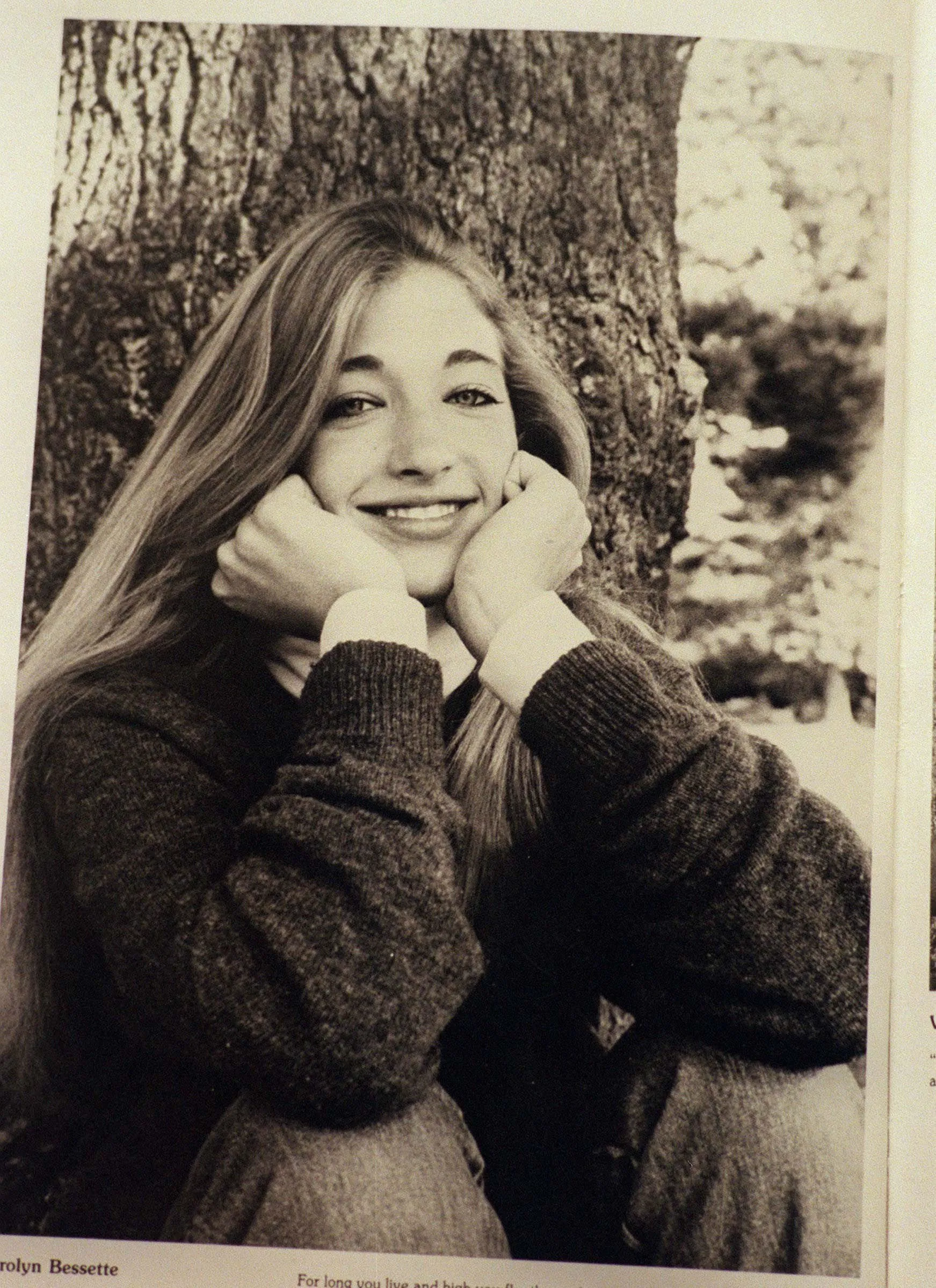 Carolyn Bessette (pictured here in her high school yearbook) had a wild four years at Boston University after enrolling in 1983.