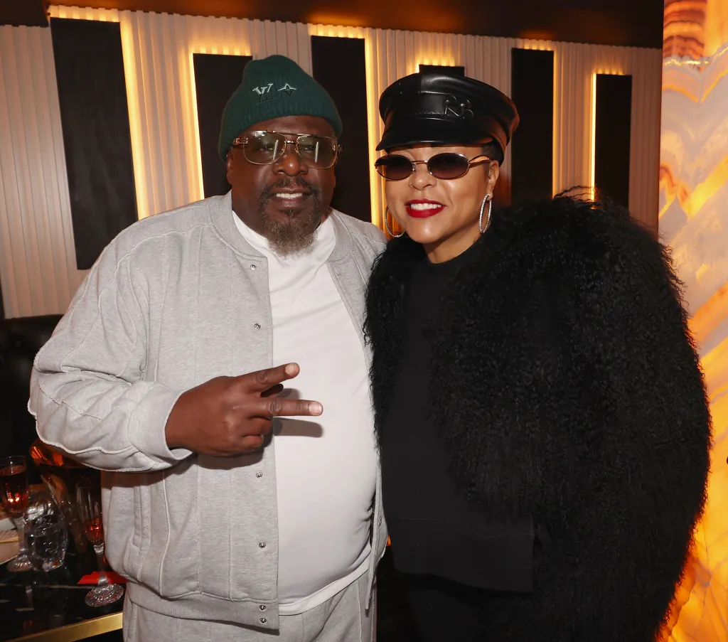 Cedric the Entertainer and Taraji P. Henson attend the ZOI x TEN11 One Year Anniversary Celebration.