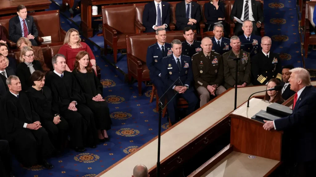 Trump described as restless during Supreme Court hearing