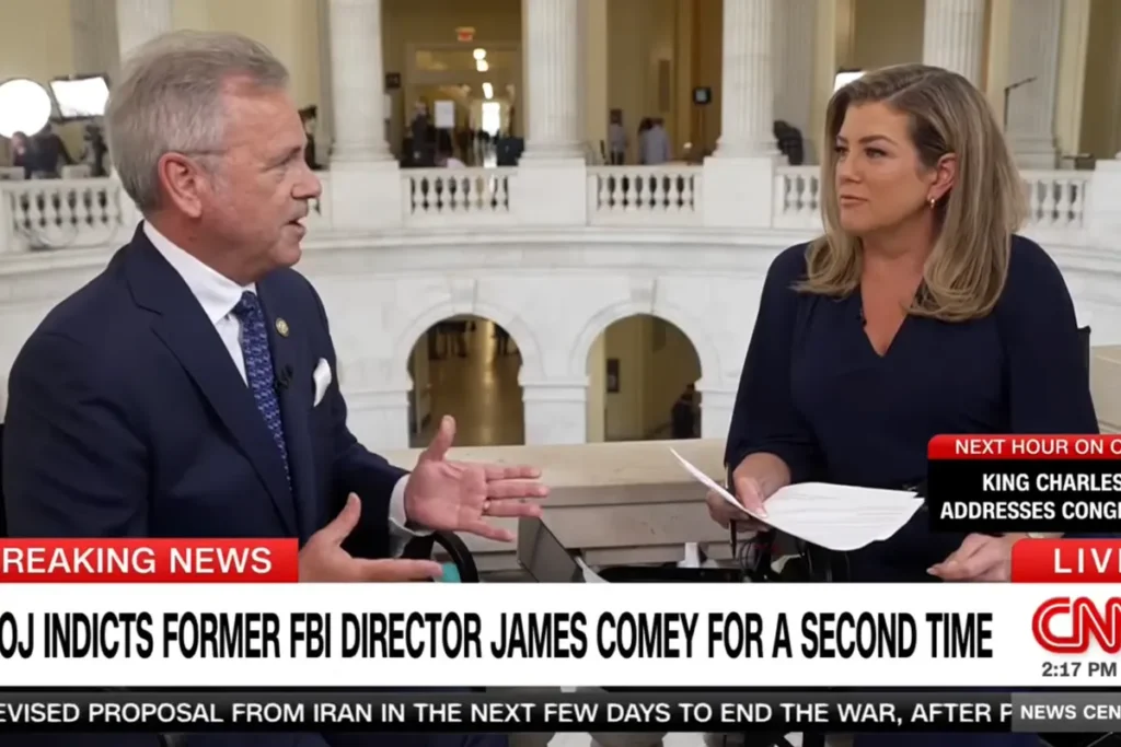 ‘Indict over it?’ Republican grilled as Trump DOJ charges James Comey over ‘seashells’