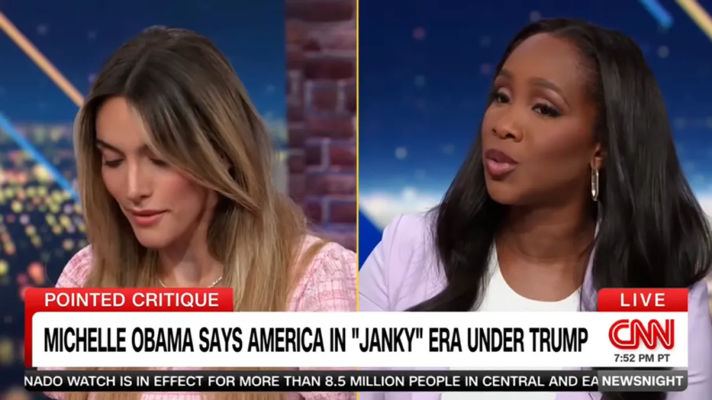 ‘Let’s not be ridiculous!’ CNN panel erupts as MAGA podcaster takes shot at Michelle Obama