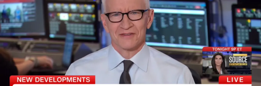 Anderson Cooper laughs as CNN kills GOP strategist’s mic mid-defense of Trump