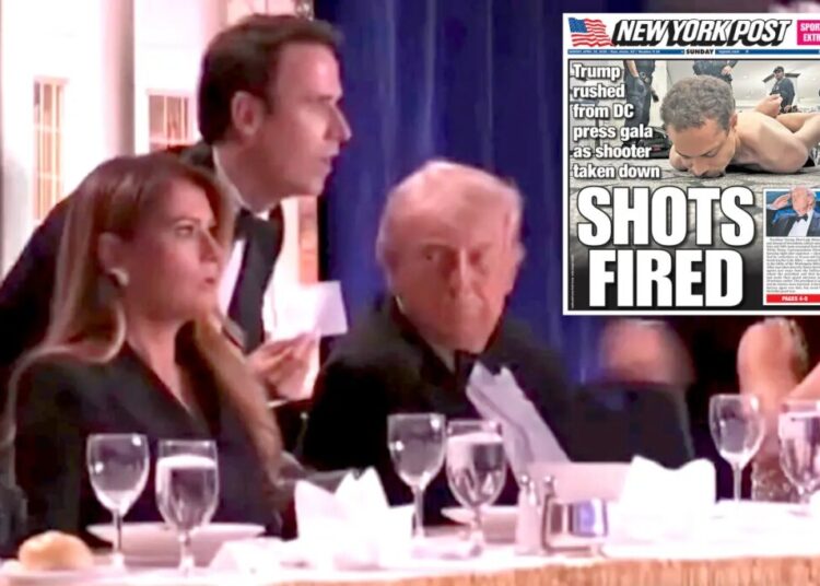 Melania Trump has stunned reaction as gunfire erupts at White House Correspondents’ Dinner