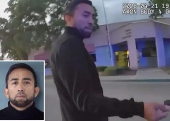 California man accused of killing ex-wife and new boyfriend in driveway makes bold move in chilling body-cam video