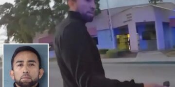 California man accused of killing ex-wife and new boyfriend in driveway makes bold move in chilling body-cam video