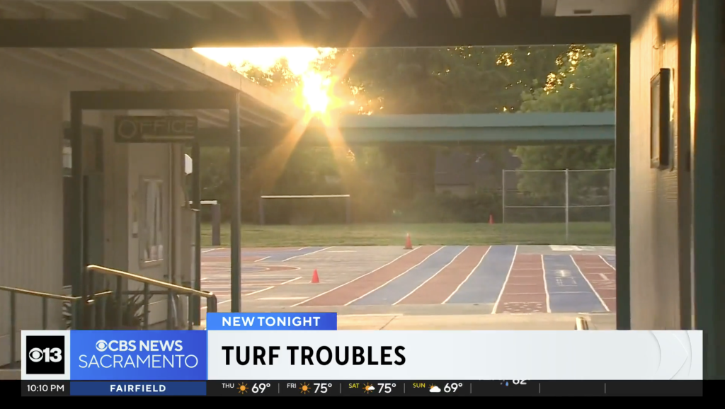 A news report from CBS 13 Sacramento on 