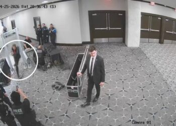 Armed WHCD suspected shooter Cole Allen seen bolting through metal detector in new, high-quality video