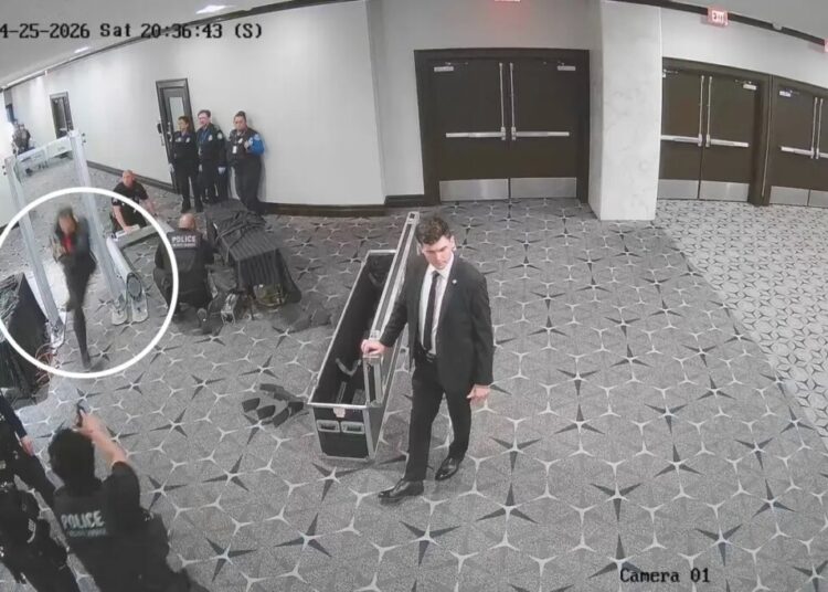 Armed WHCD suspected shooter Cole Allen seen bolting through metal detector in new, high-quality video
