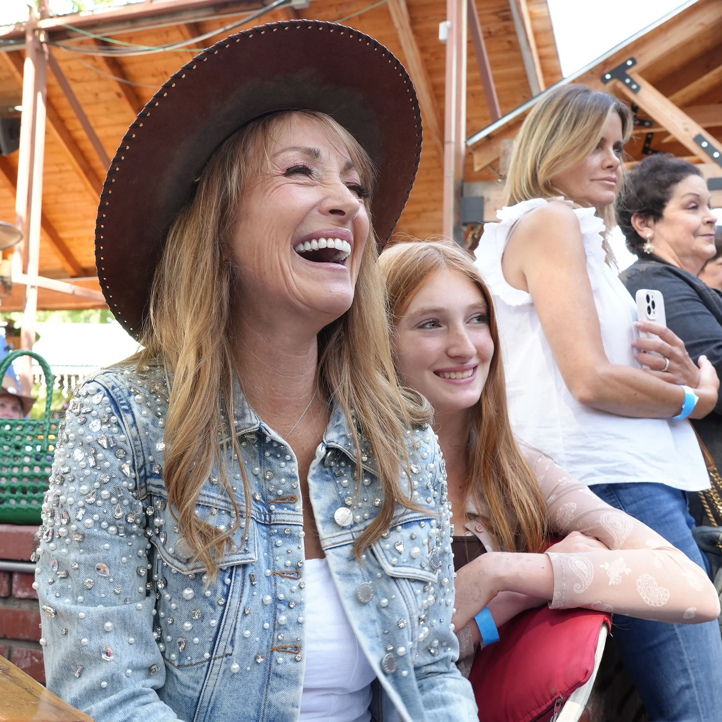 Although the actress’ actual birthday is February 15, the star celebrated with her former co-stars Joe Lando, Jessica Bowman, Brandon Douglas, Jonelle Allen, Frank Collision, Jason Leland Adams, Erika Flores and Shawn Toovey.