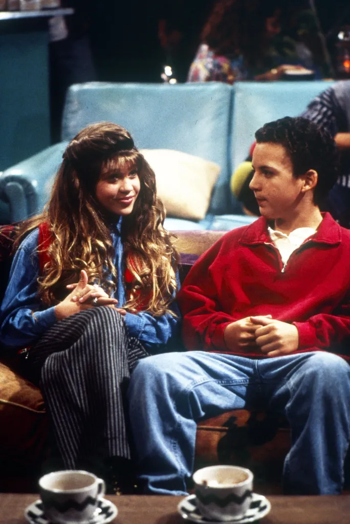 Danielle Fishel and Ben Savage in a scene from 