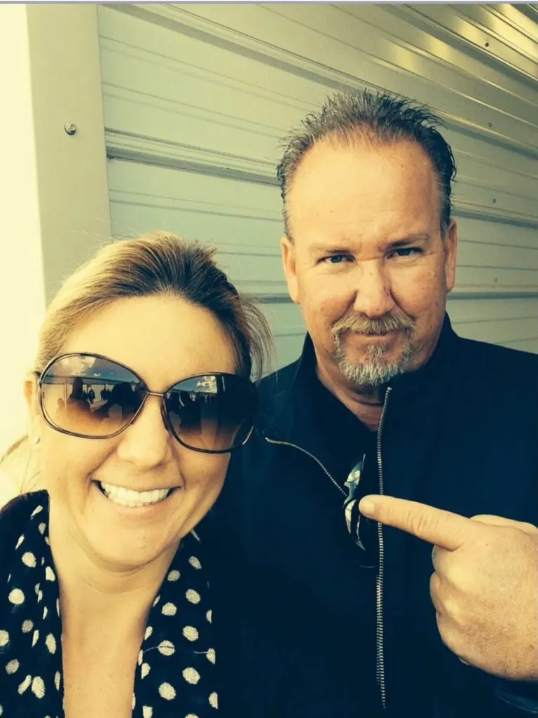 Brandi Passante and Darrell Sheets posing for a selfie.