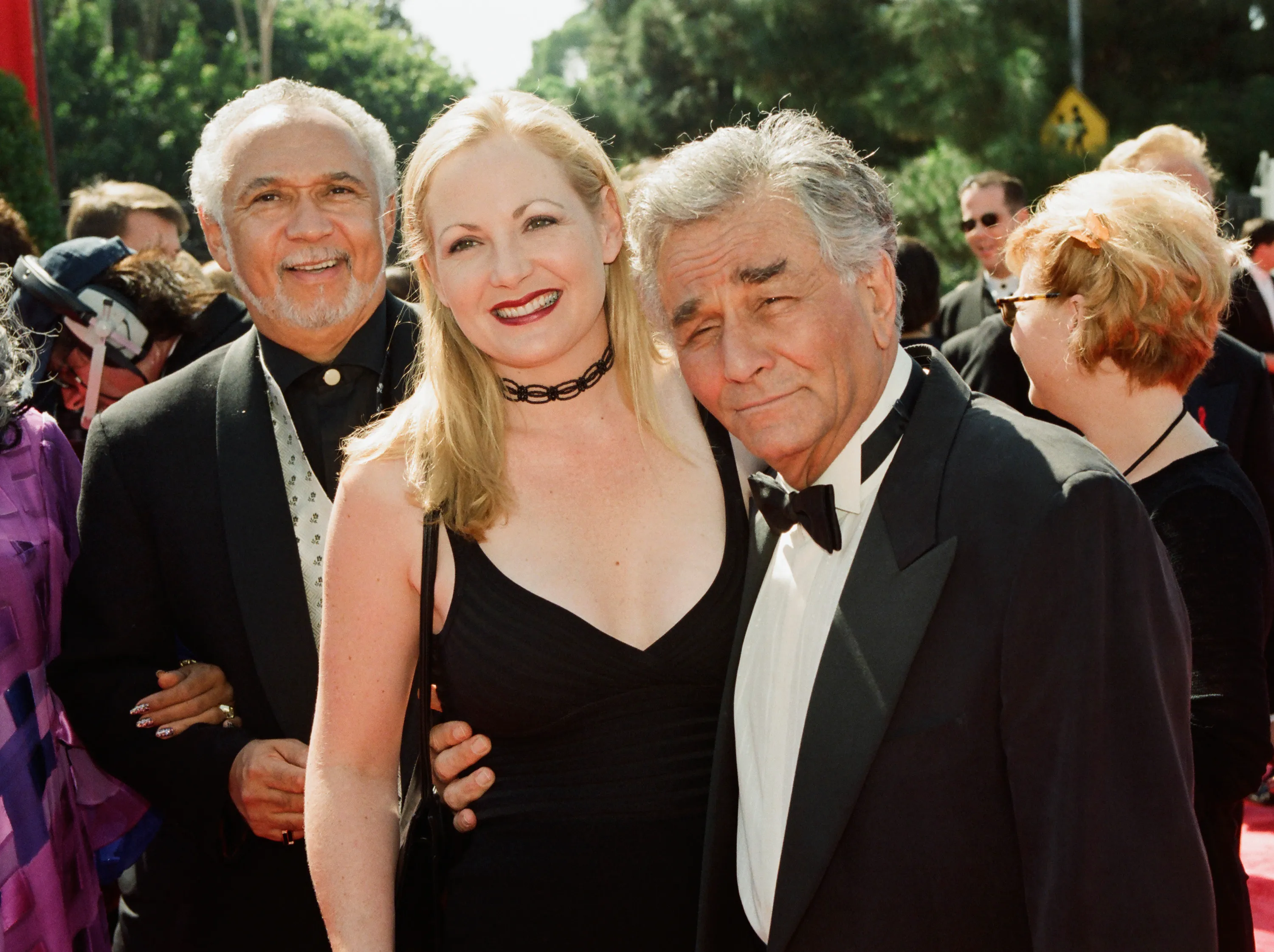 Jackie Falk and Peter Falk arriving at the 50th Annual Primetime Emmy Awards.