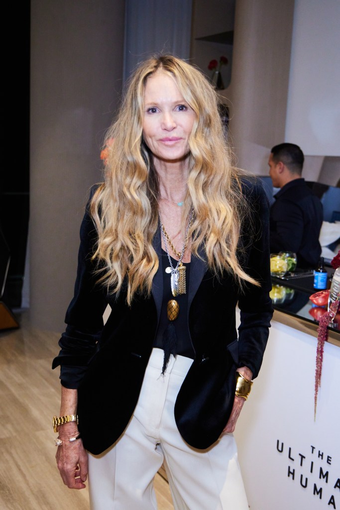 Elle Macpherson attends a biohacking dinner.