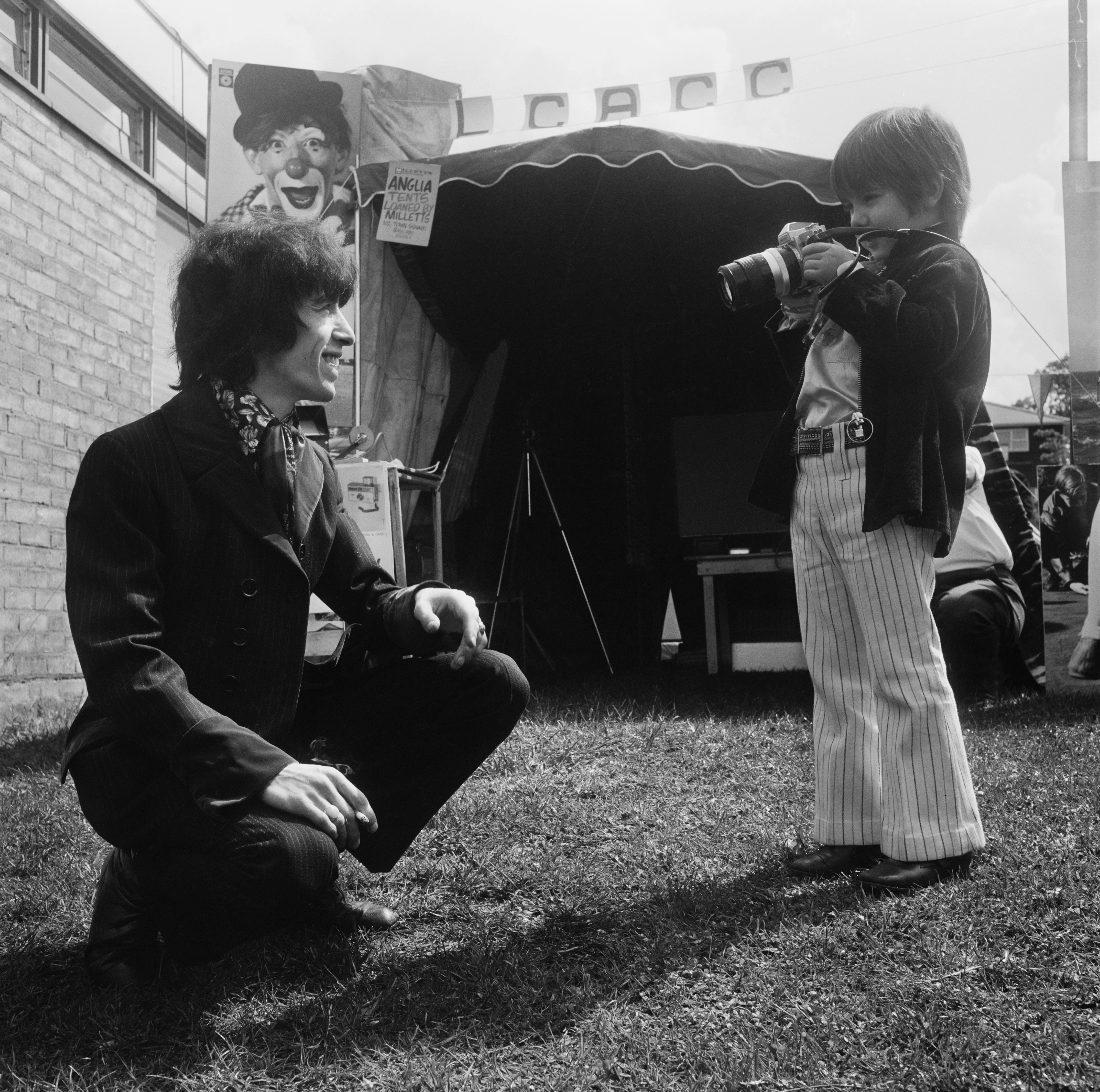 Bill Wyman and son Stephen.
