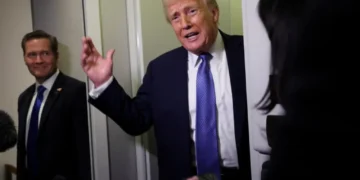 ‘Get down!’ Harrowing footage shows moment Trump evacuated amid reports of gunfire at WHCD