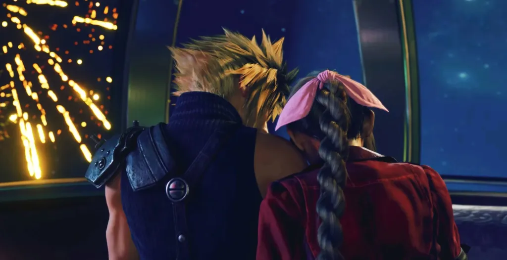 Final Fantasy 7 Rebirth Aerith and Cloud Date Golden Saucer
