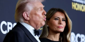 Onlookers skewer Melania for targeting late-night host: ‘Have you seen your husband?’