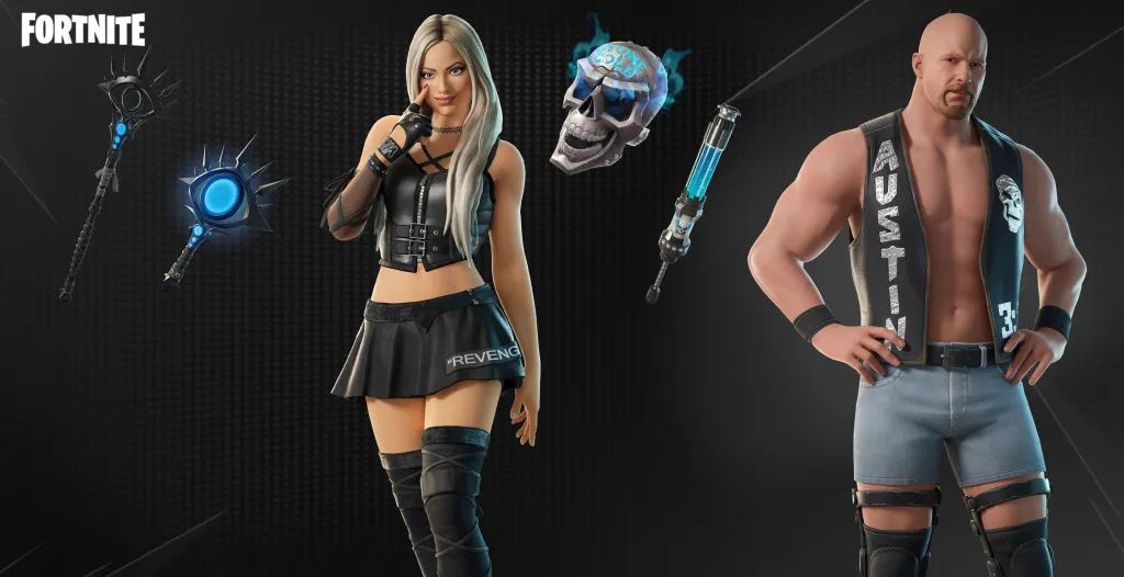 Fortnite WWE Bundle Steve Austin