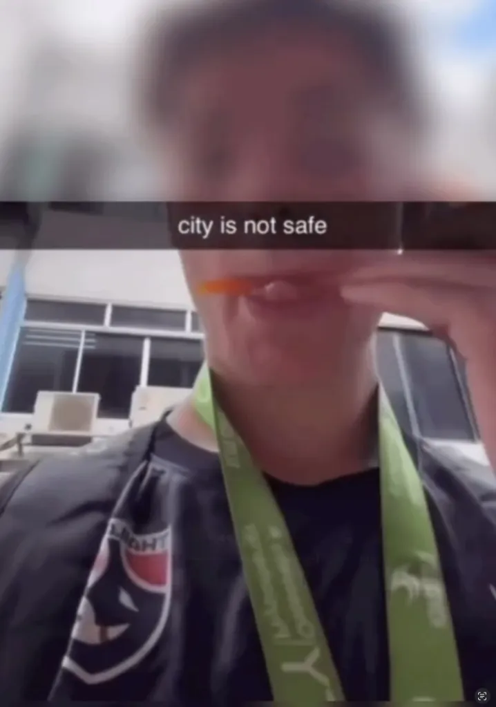 Didier Gaspard Owen Maximilien, 18, faces charges in Singapore after posting a video on social media of himself licking a straw from an orange juice vending machine and then putting it back.
