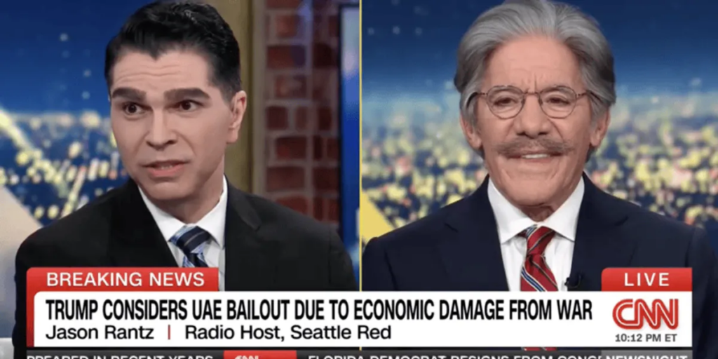 ‘Oh, come on!’ Geraldo Rivera skewers GOP pundit’s defense of Trump’s bailout idea on CNN