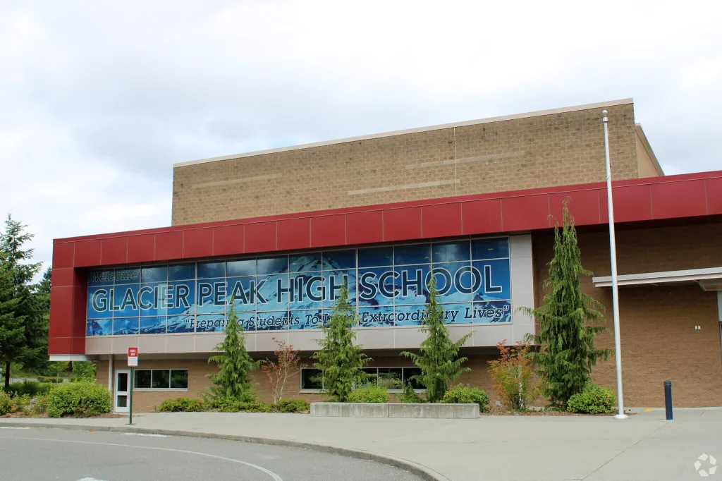 Glacier Peak High School exterior with 