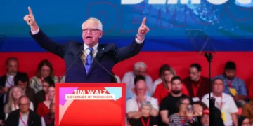 Tim Walz rips ‘feeble-minded’ Trump during speech as war negotiations fall apart