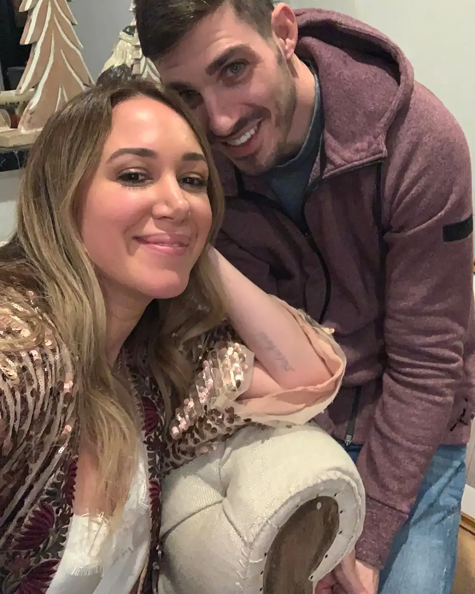 Haylie Duff and Matt Rosenberg smiling.