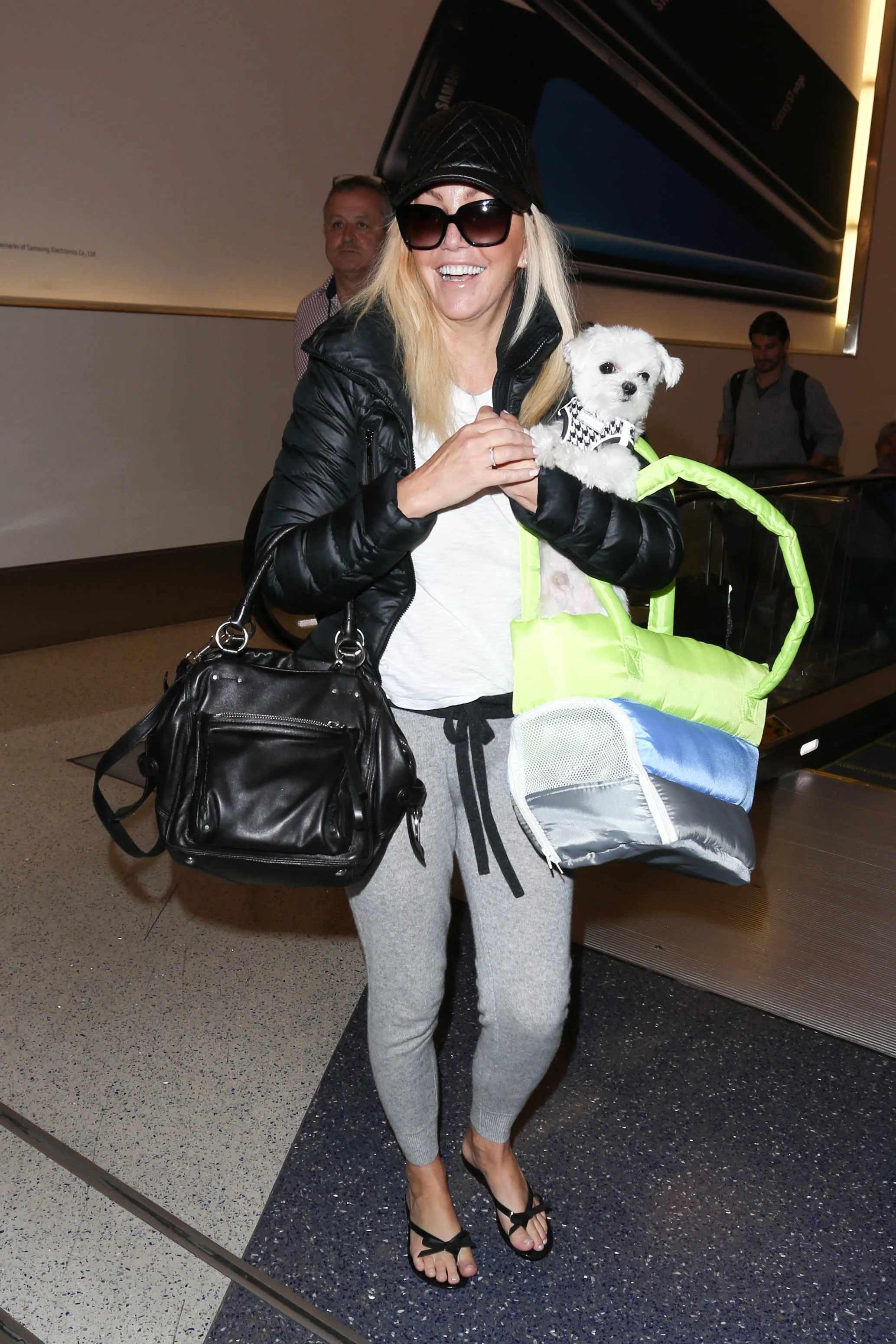 Heather Locklear seen at LAX in 2017