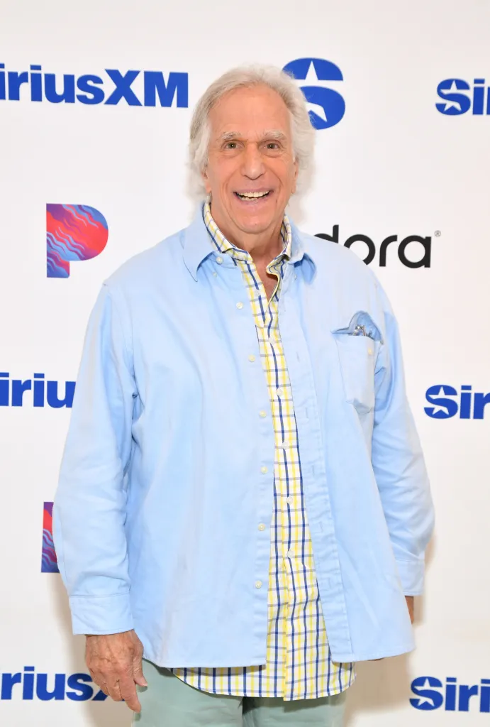 Henry Winkler smiles at SiriusXM Studios.