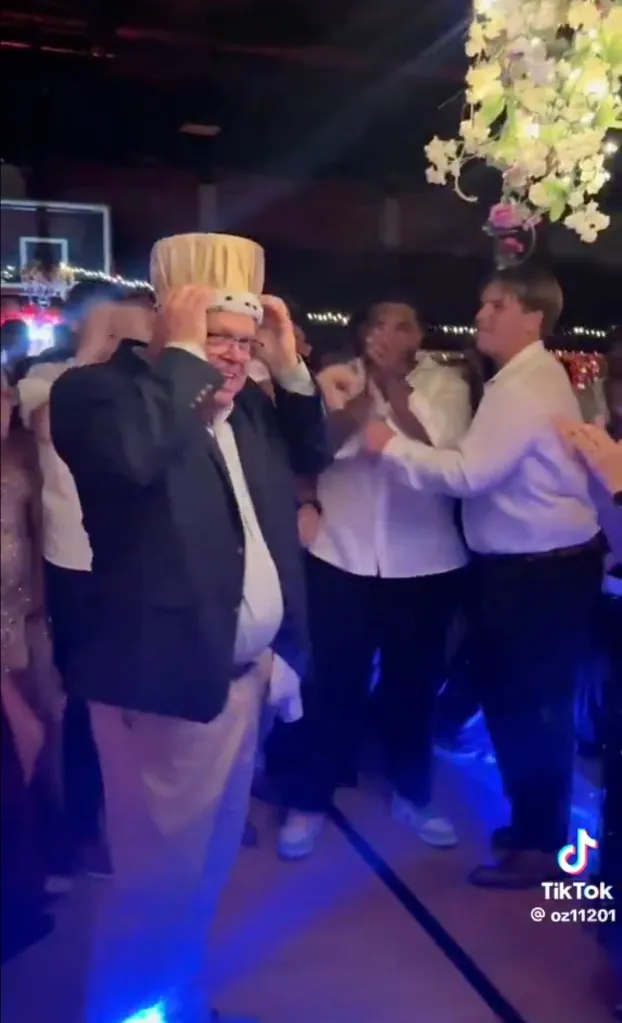 Principal Kirk Moore crowned prom king.