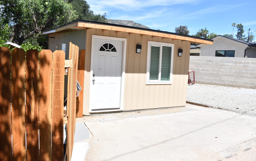 The home of Hamideh Soleimani Afshar in Tujunga, California.