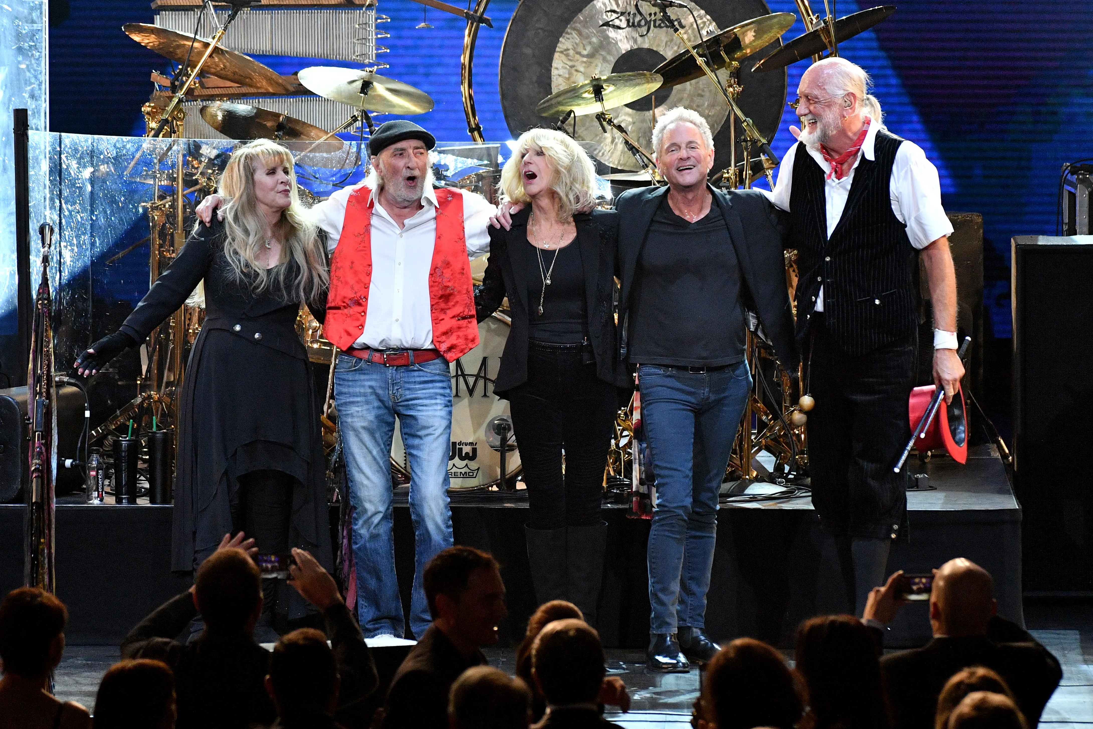 Stevie Nicks, John McVie, Christine McVie, Lindsey Buckingham and Mick Fleetwood