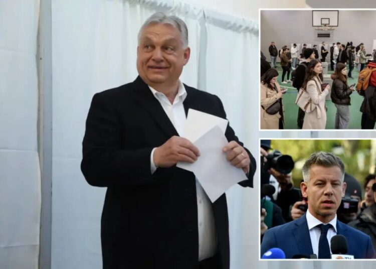 Hungarians vote in crucial election that could unseat populist Prime Minister Orbán