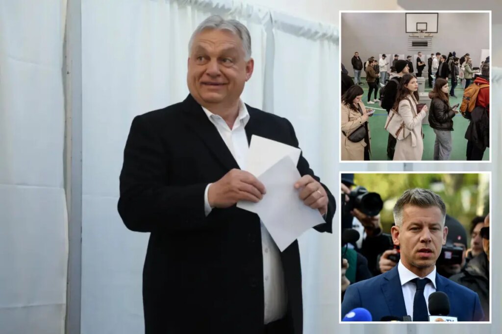 Hungarians vote in crucial election that could unseat populist Prime Minister Orbán