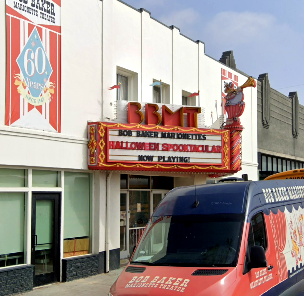 The iconic Bob Baker Marionette Theater with 