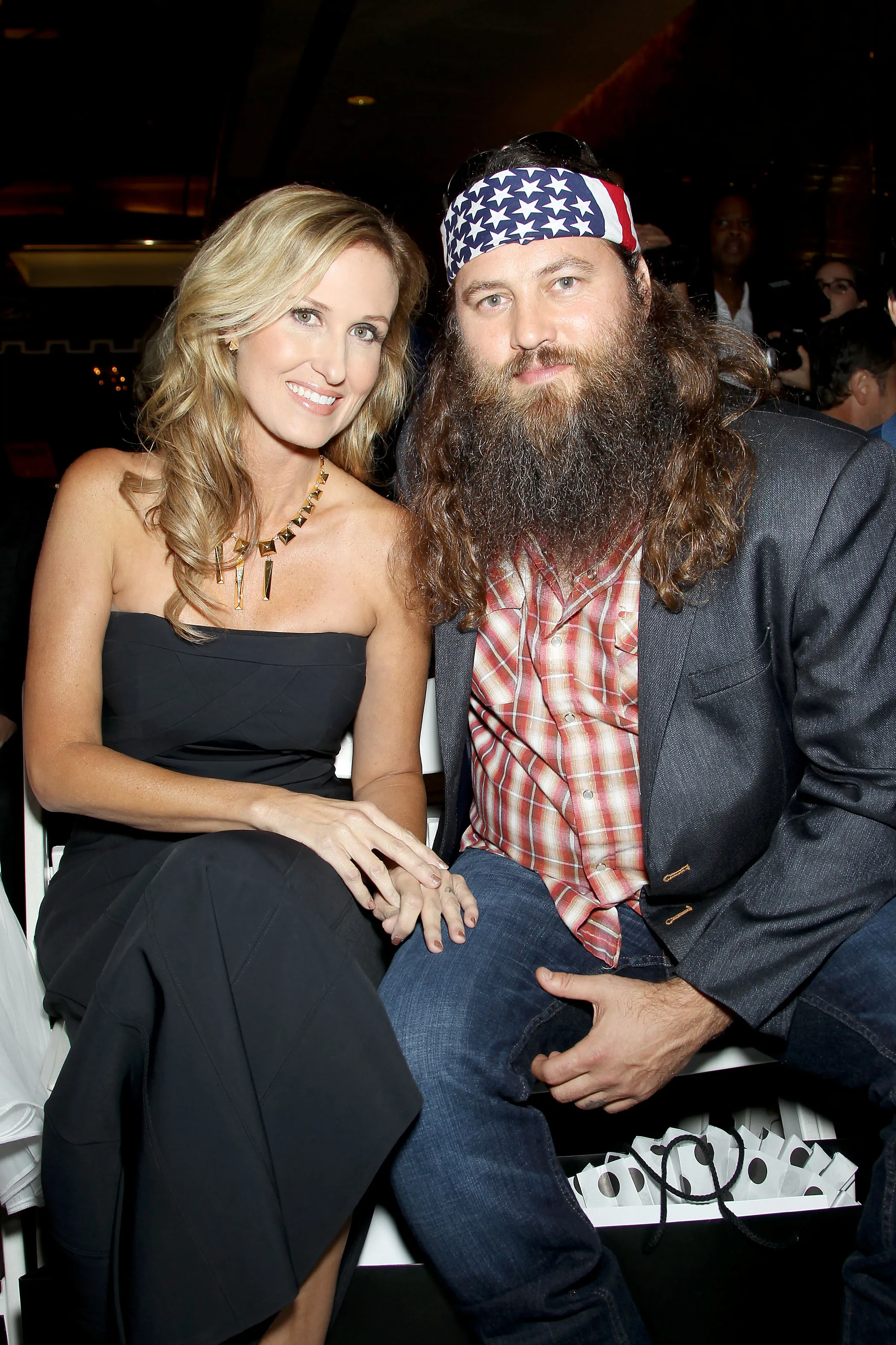 Korie Robertson, left, and Willie Robertson from the A&E series 