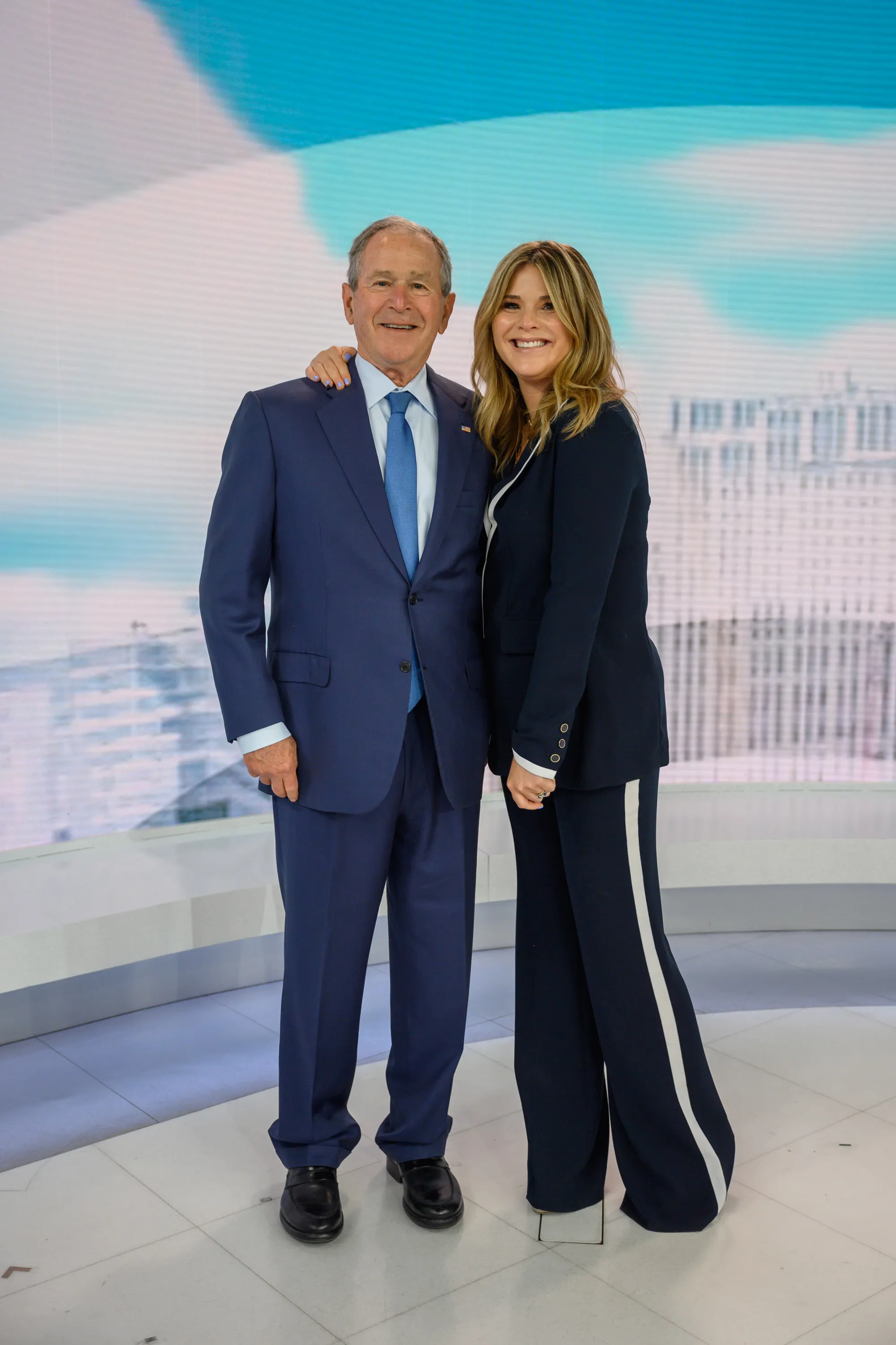 George W. Bush and Jenna Bush Hager
