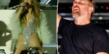 Jennifer Lopez makes surprise Coachella debut at 56 in plunging bodysuit