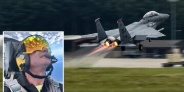 The ‘violent’ reality of ejecting from an F-15 faced by brave US pilots revealed: ‘Instantaneous 10 to 20 Gs of force’