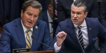 ‘Shame on you!’ Pete Hegseth comes unglued as Dem calls Iran war ‘quagmire’