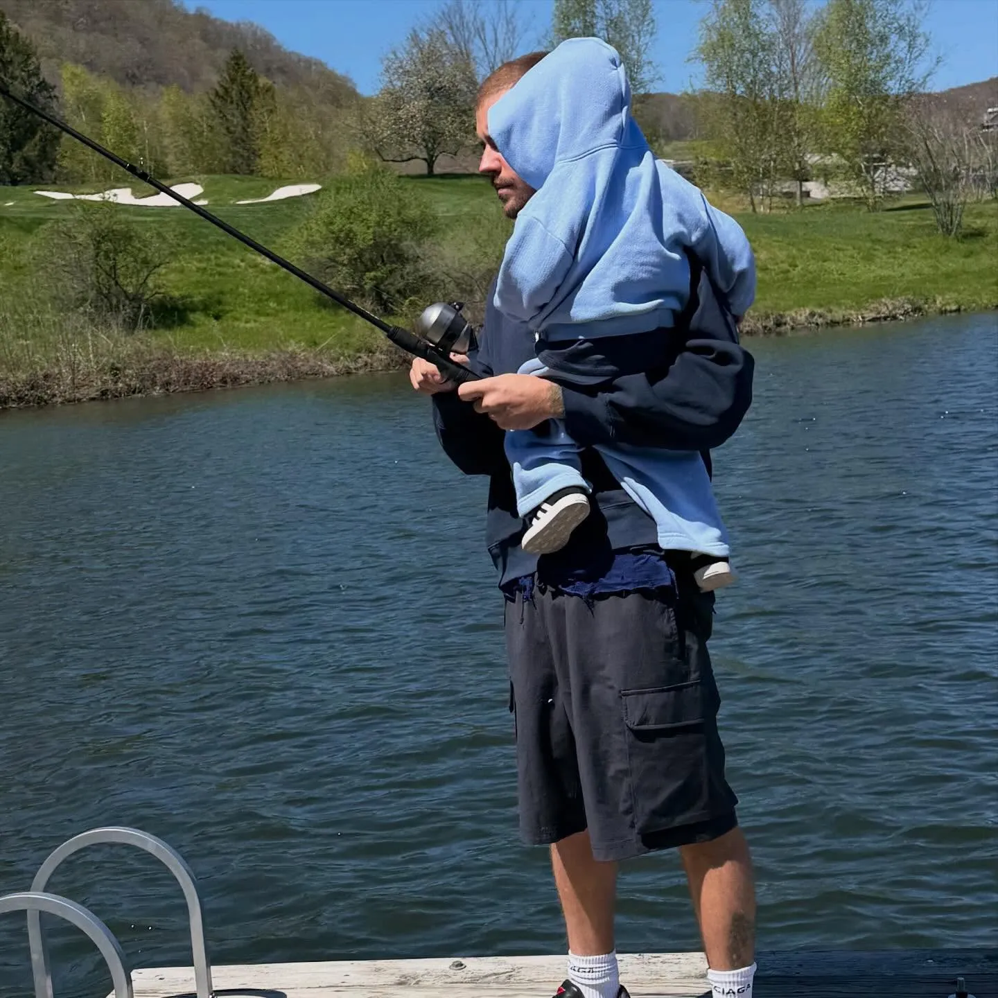 Justin Bieber performs at the Coachella Stage during the 2026 Coachella Valley Music and Arts Festival.