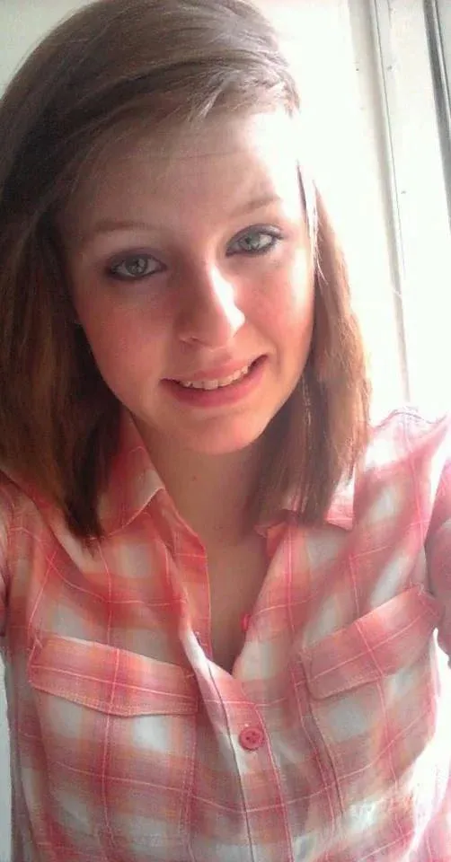 A selfie of the missing woman. 