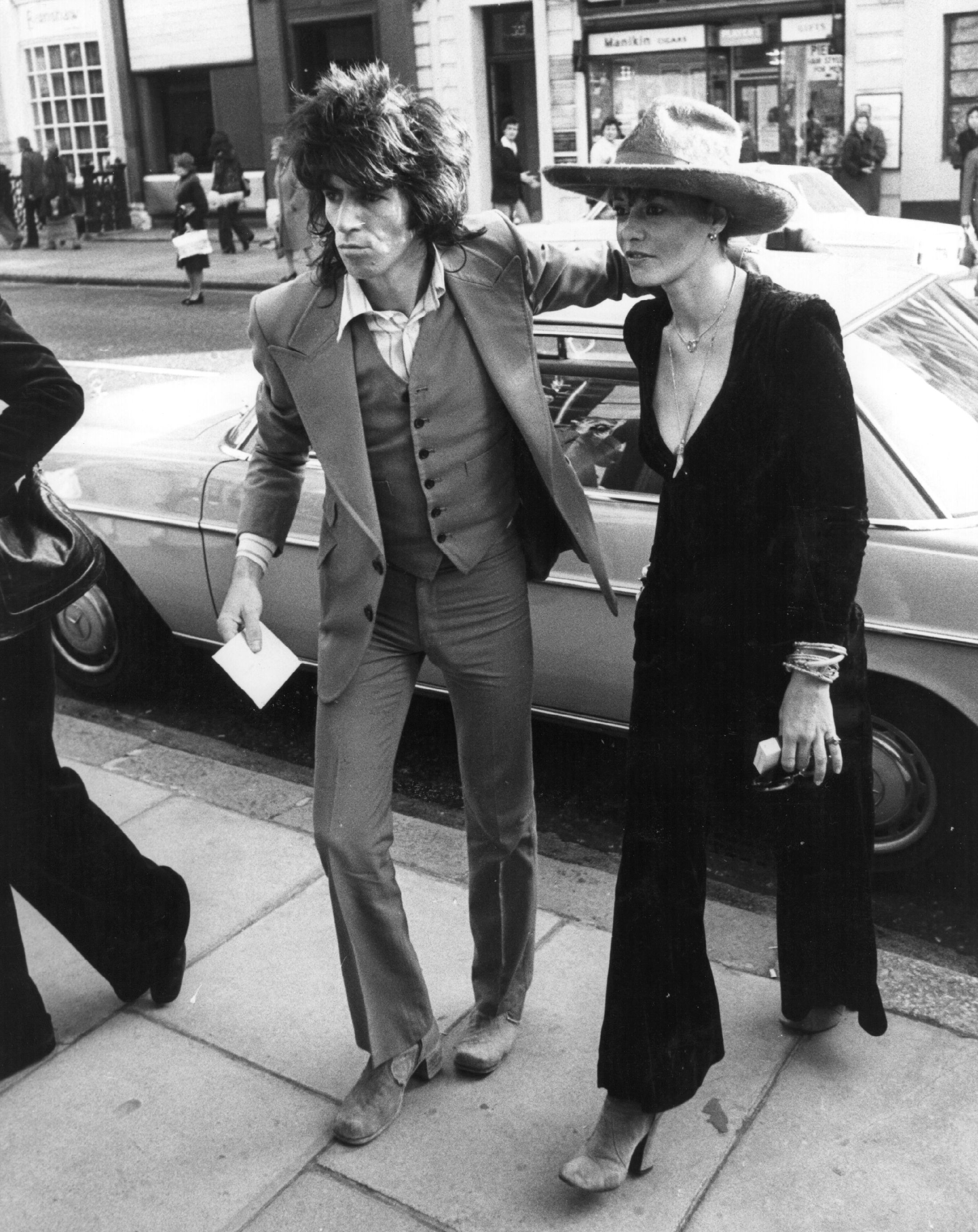 Keith Richards and Anita Pallenberg.