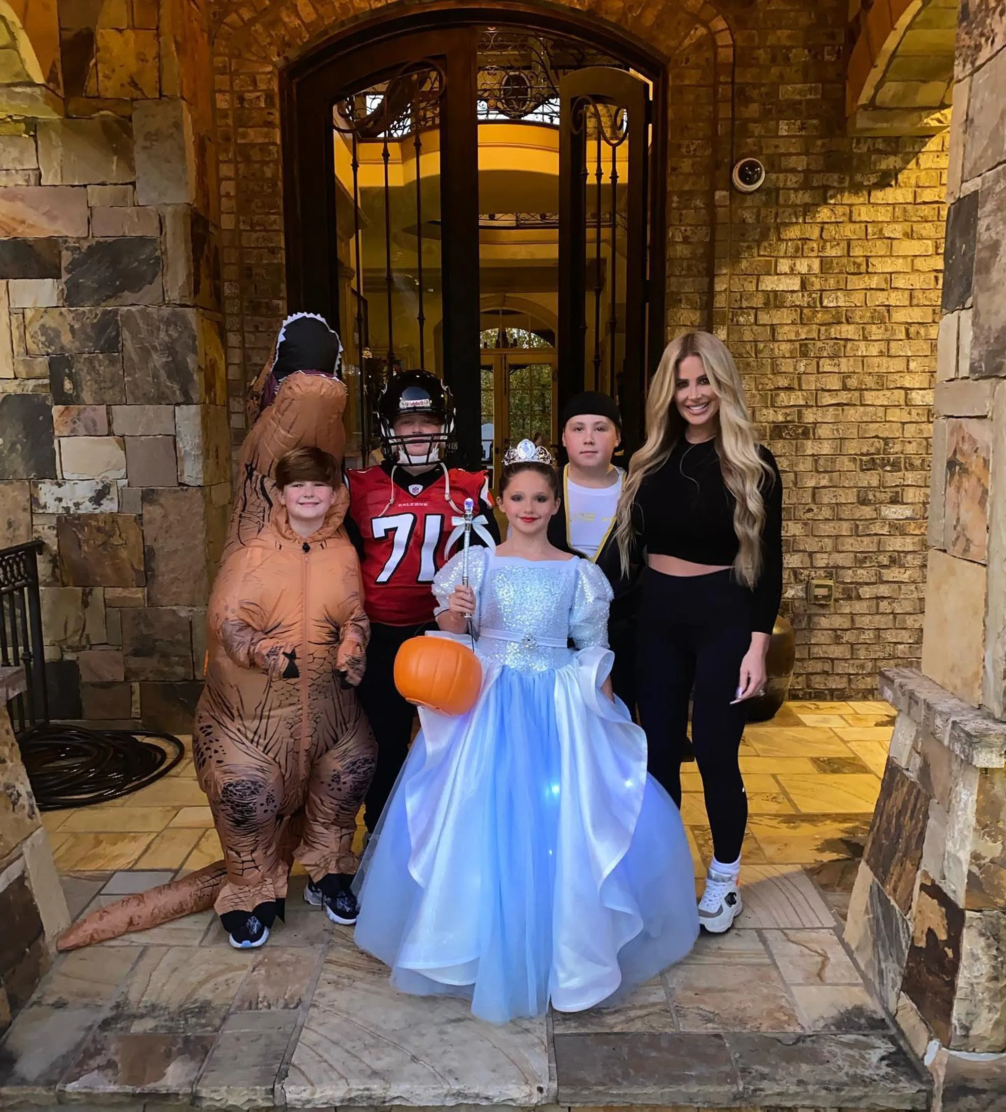 Kim Zolciak and her children Kroy