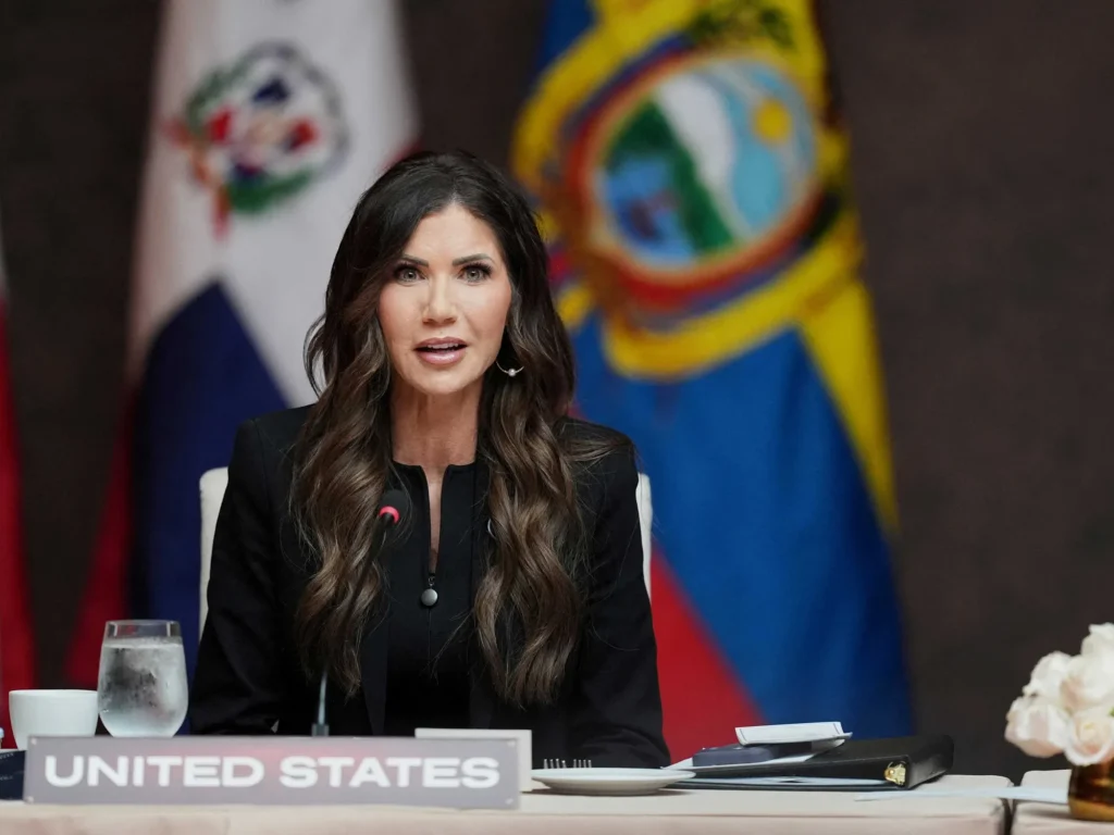 ‘Shagtastic’: Trump admin source says Kristi Noem’s jet designed like a ’70s Motel 6′